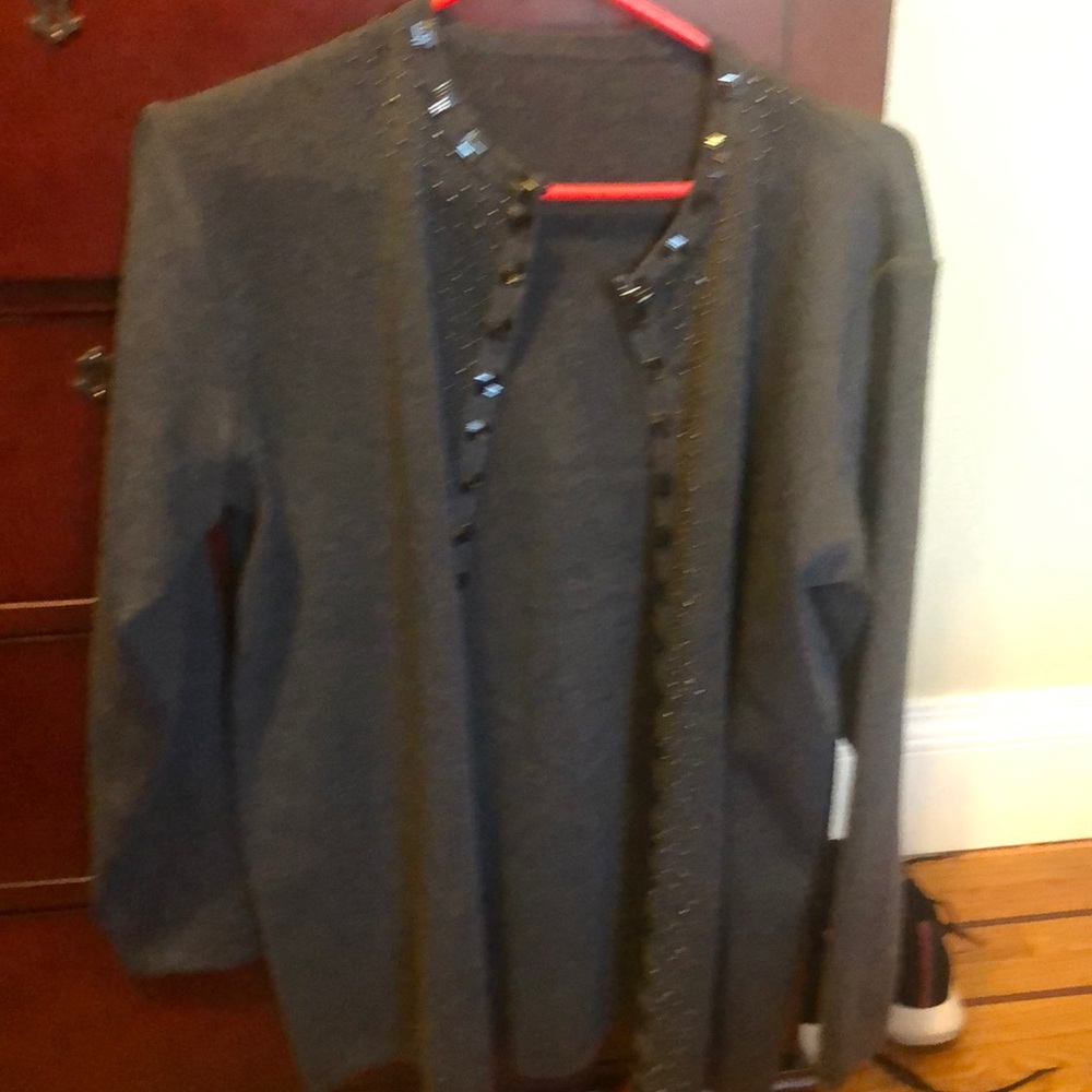 Sweater blouse white sweater